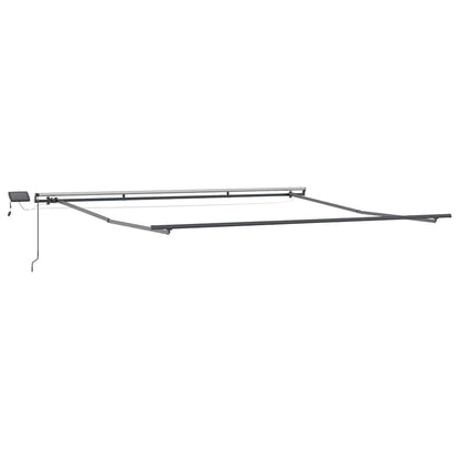 Markies met Handmatig Antraciet 5 × 3,5 m Metaal