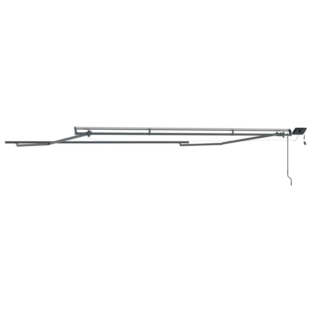 Markies met Handmatig Antraciet 5 × 3,5 m Metaal