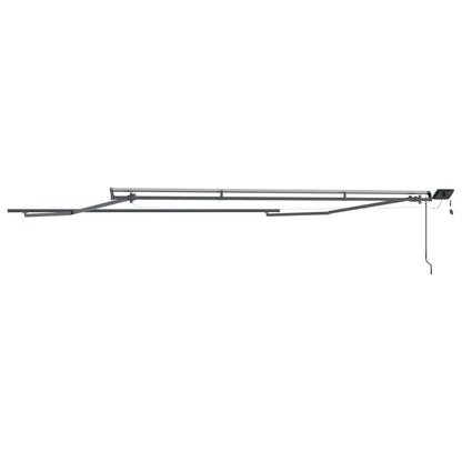 Markies met Handmatig Antraciet 5 × 3,5 m Metaal