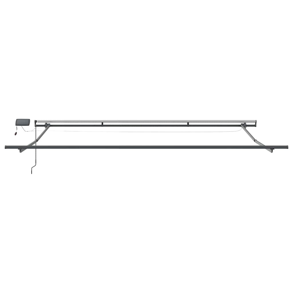 Markies met Handmatig Antraciet 5 × 3,5 m Metaal