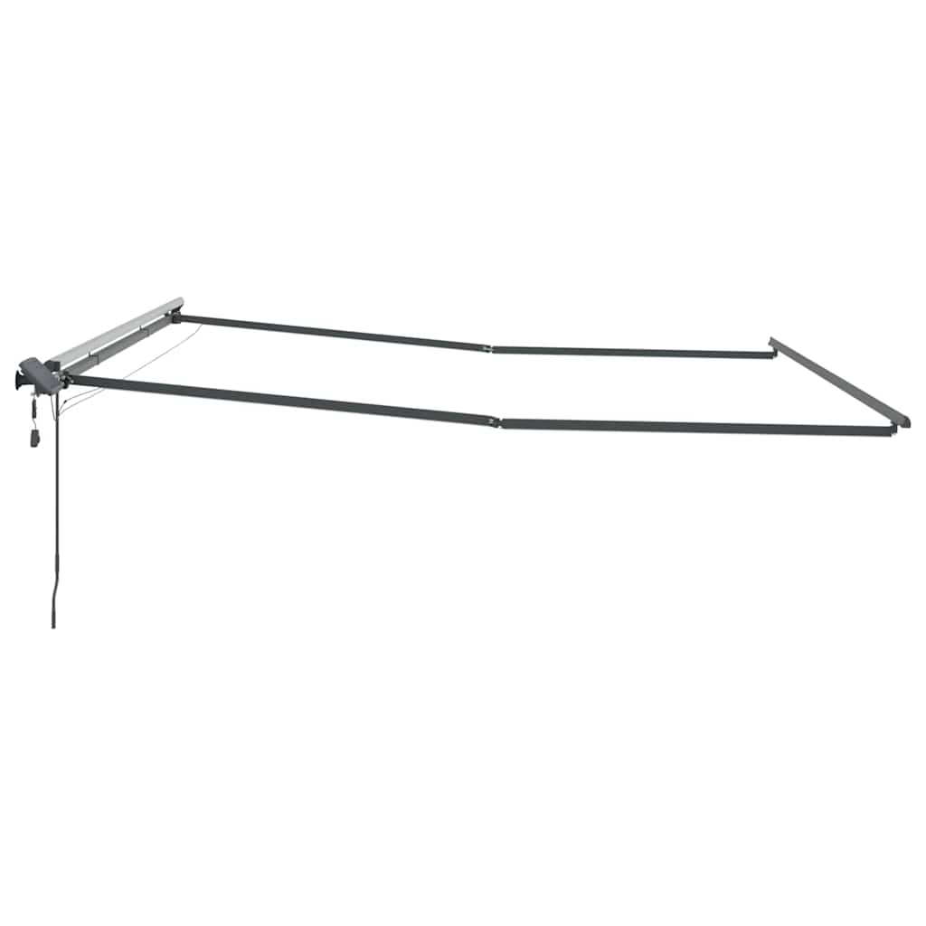 Markies met Handmatig Antraciet 5 × 3,5 m Metaal
