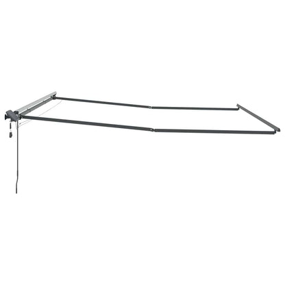 Markies met Handmatig Antraciet 5 × 3,5 m Metaal