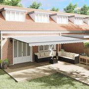 Awning with Anthracite 6 x 3.5 m Metal