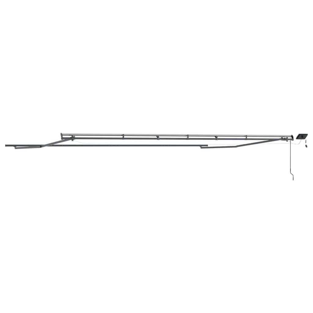 Markies met Handmatig Antraciet 6 × 3,5 m Metaal