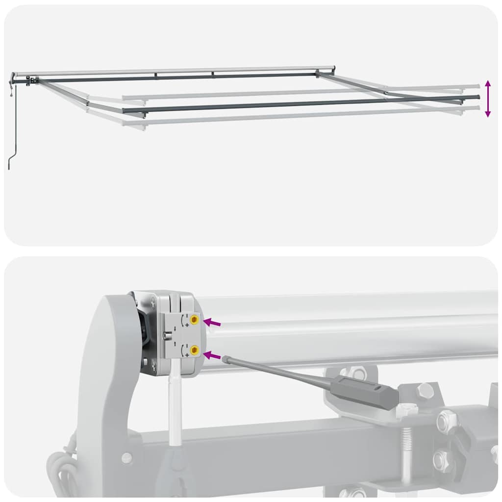 Markies Antraciet 5 x 3 m Metaal