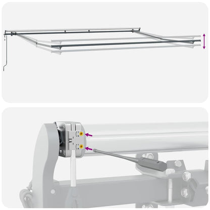 Markies Antraciet 5 x 3 m Metaal
