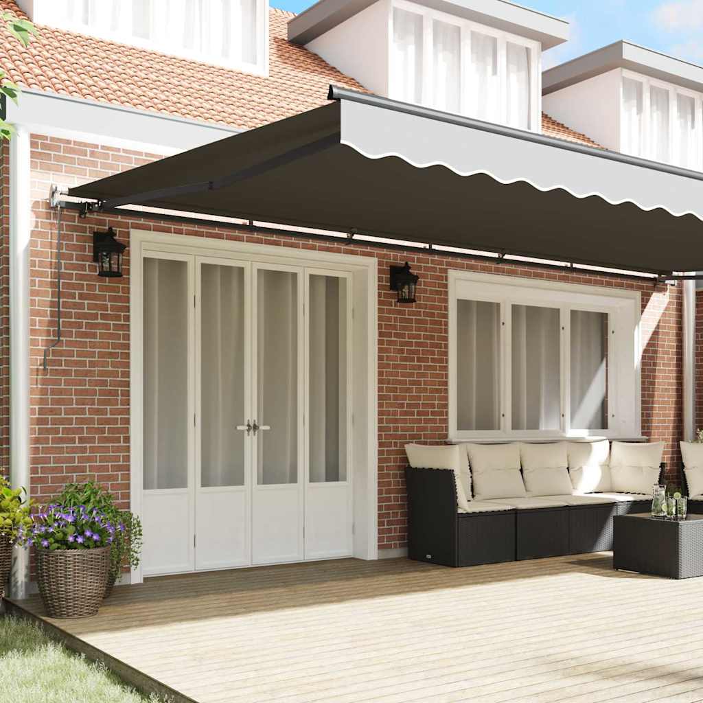 Markies Handmatig Antraciet 6 x 3 m Metaal