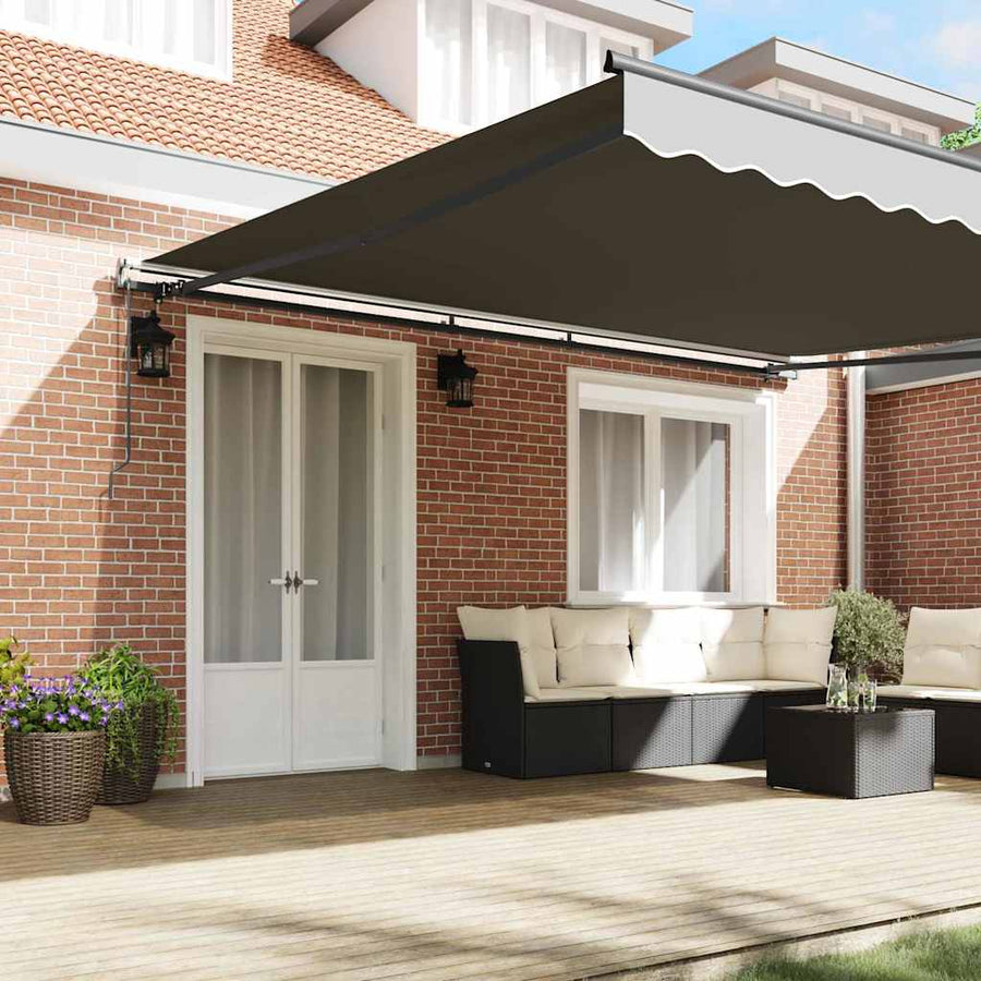 Markies Antraciet 4 × 3,5 m Metaal