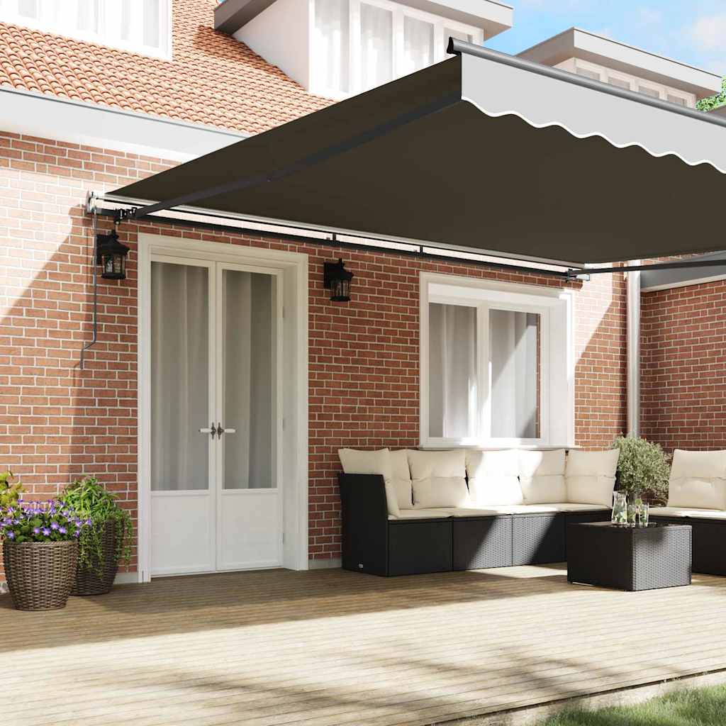 Markies Handmatig Antraciet 5 × 3,5 m Metaal