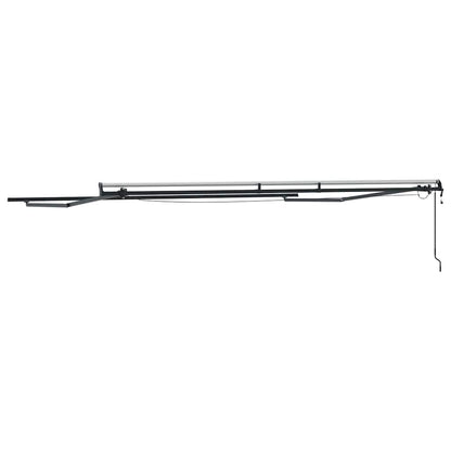 Markies met Handmatig Antraciet 4,5 × 3 m Metaal