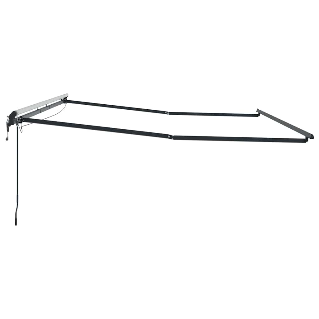 Markies met Handmatig Antraciet 4,5 × 3 m Metaal