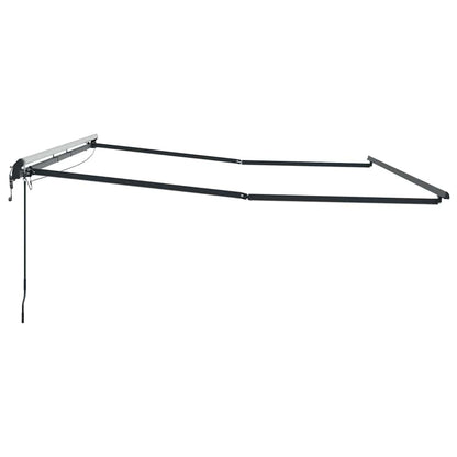 Markies met Handmatig Antraciet 4,5 × 3 m Metaal
