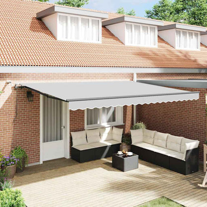 Markies met Handmatig Antraciet 5 x 3 m Metaal
