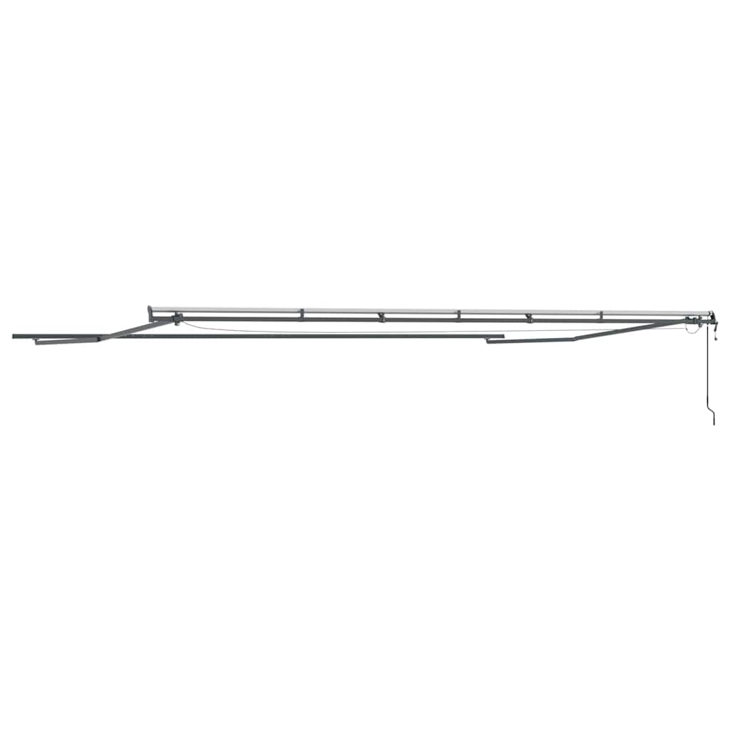 Markies met Handmatig Antraciet 6 × 3,5 m Metaal
