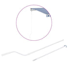 Handkruk zonwering 150 cm