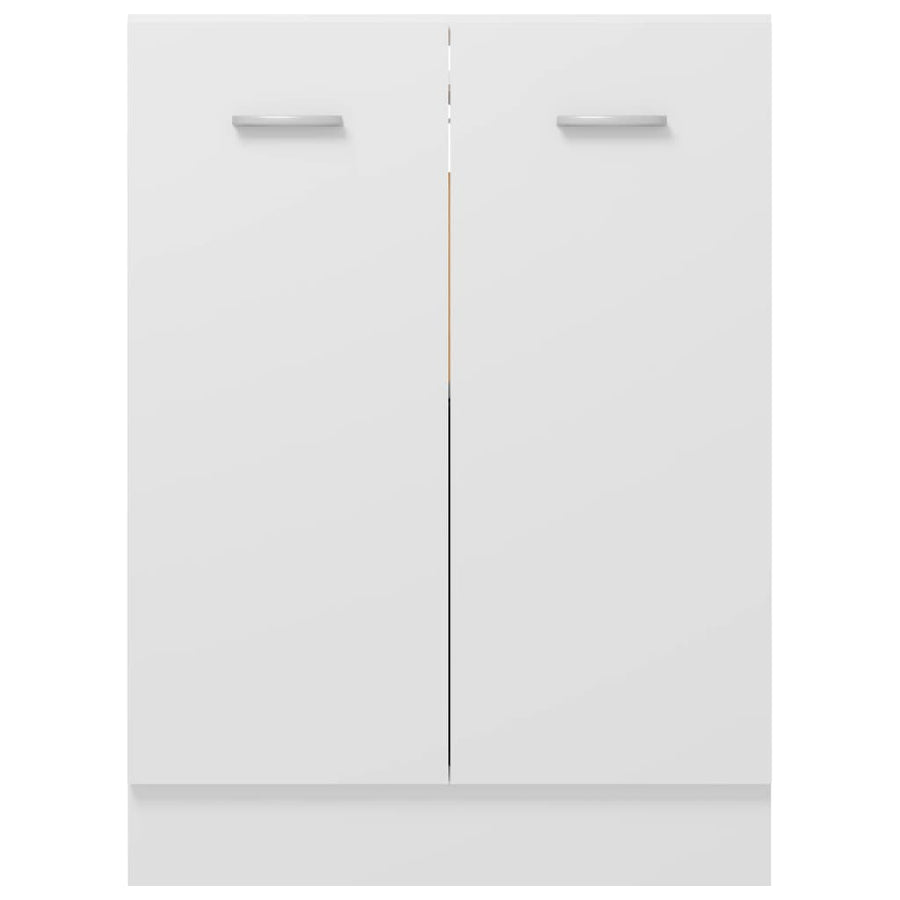 Onderkast 60x46x81,5 cm bewerkt hout wit Onderkast