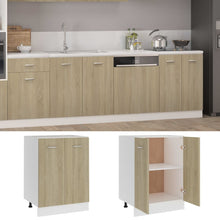Onderkast 60x46x81,5 cm bewerkt hout sonoma eikenkleurig Onderkast