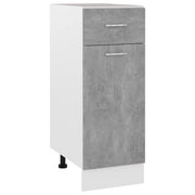 Base cabinet with drawer Lyon 30x46x81.5 cm engineered wood concrete grey