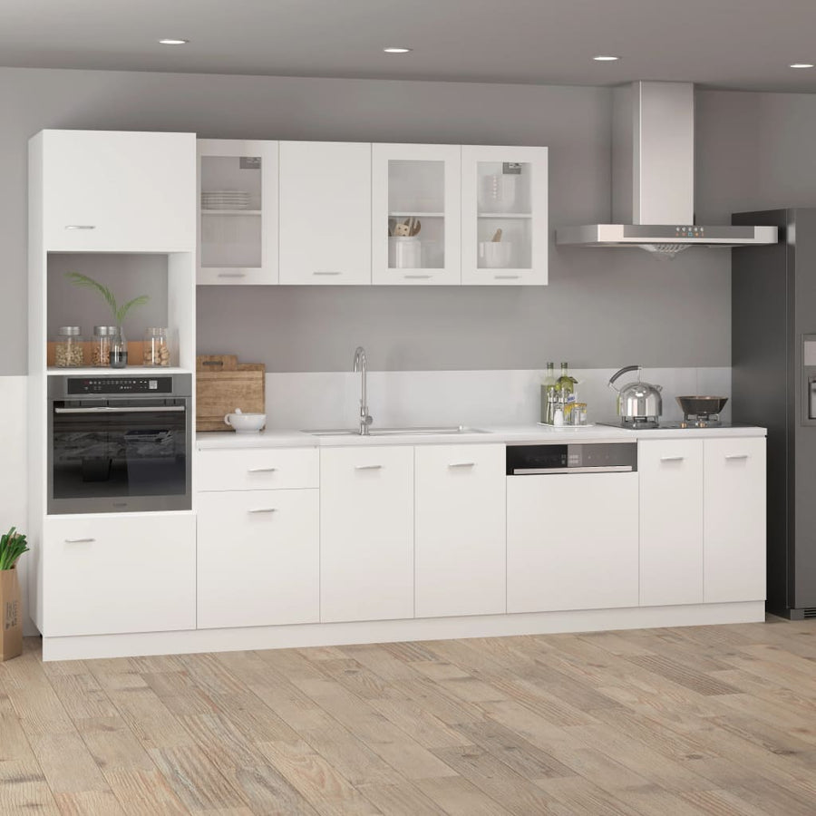 Onderkast met lade 50x46x81,5 cm bewerkt hout wit Onderkast met lade 50 cm