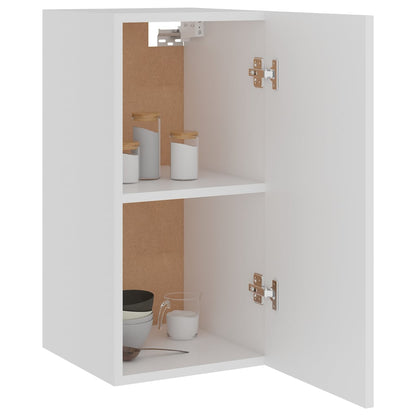 Hangkast 29,5x31x60 cm bewerkt hout wit Wit