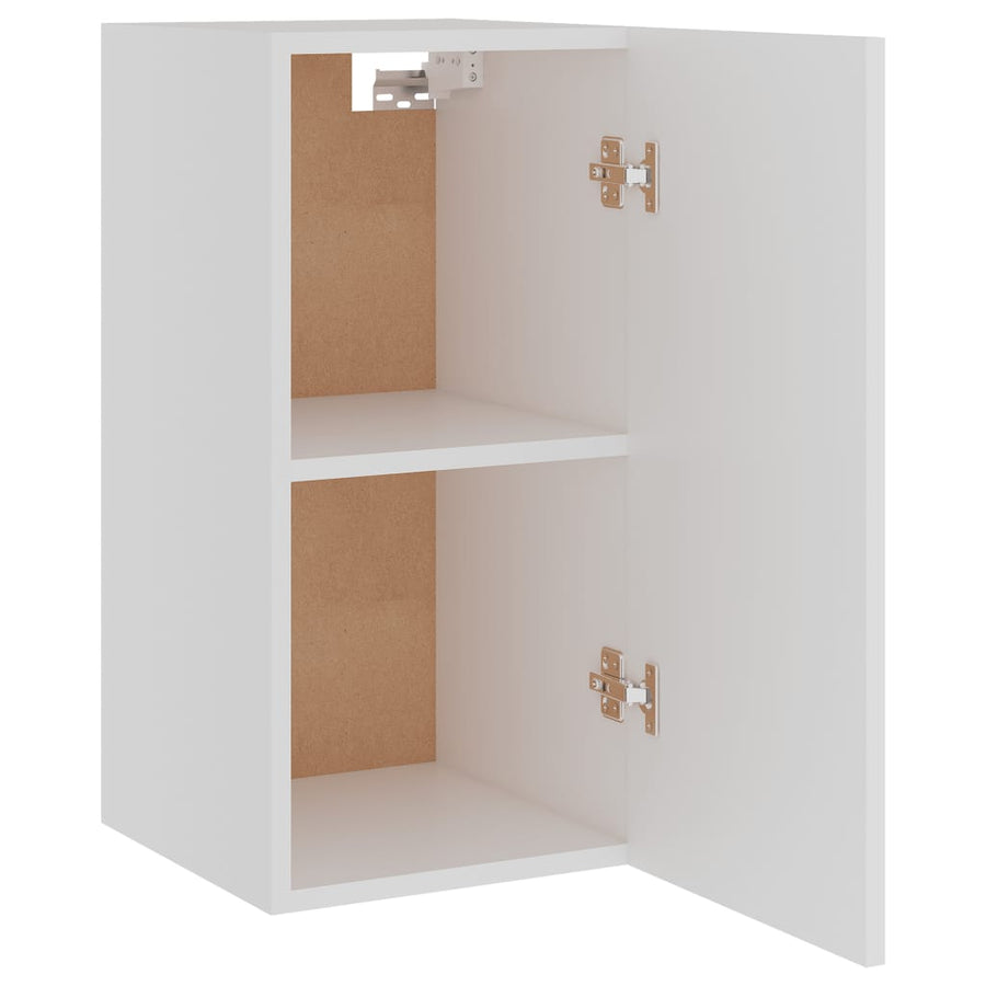 Hangkast 29,5x31x60 cm bewerkt hout wit Wit