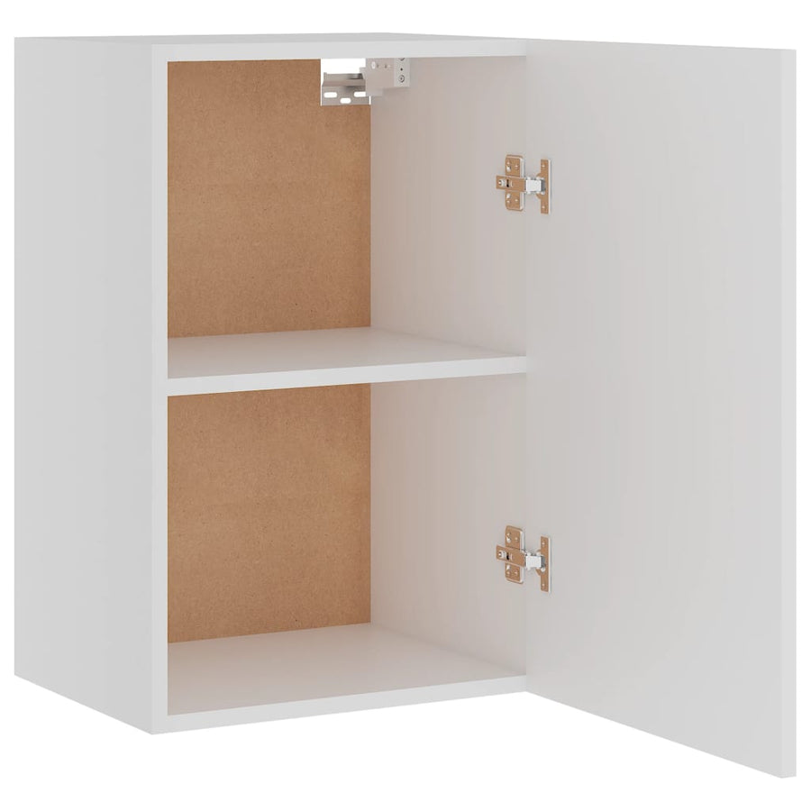 Hangkast 39,5x31x60 cm bewerkt hout wit Wit