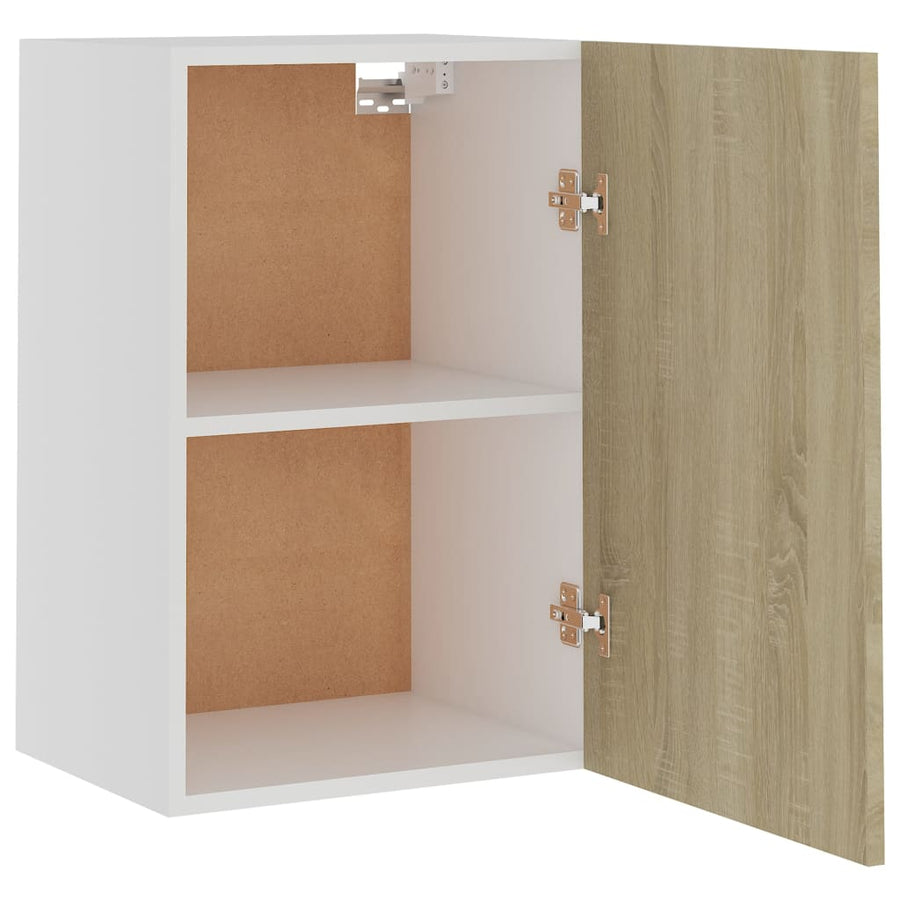 Hangkast 39,5x31x60 cm bewerkt hout sonoma eikenkleurig Hangkast 40 cm