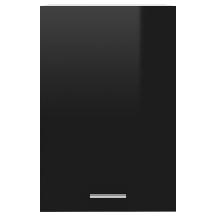 Bovenkast Lyon 39,5x31x60 cm bewerkt hout hoogglans zwart