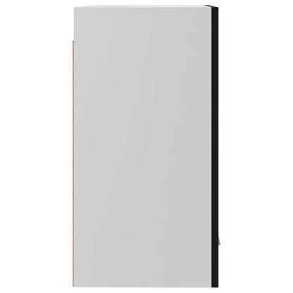 Bovenkast Lyon 39,5x31x60 cm bewerkt hout hoogglans zwart