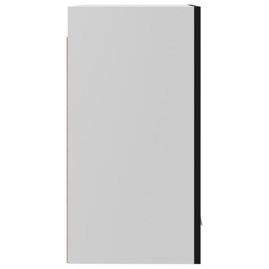 Bovenkast Lyon 39,5x31x60 cm bewerkt hout hoogglans zwart