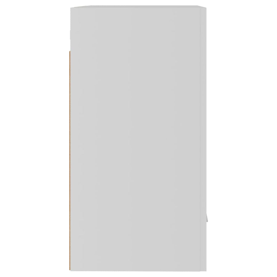 Hangkast 50X3X60 Cm Bewerkt Hout Wit Hangkast 50 cm