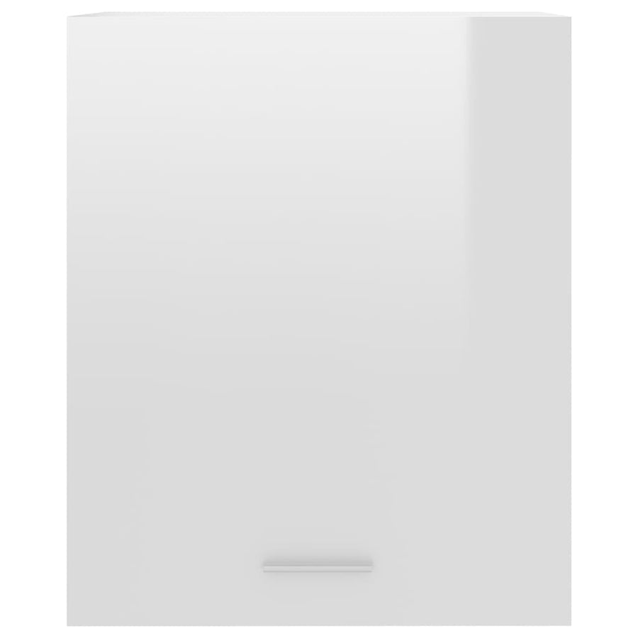 Bovenkast Lyon 50x31x60 cm bewerkt hout hoogglans wit