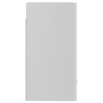 Bovenkast Lyon 50x31x60 cm bewerkt hout hoogglans wit