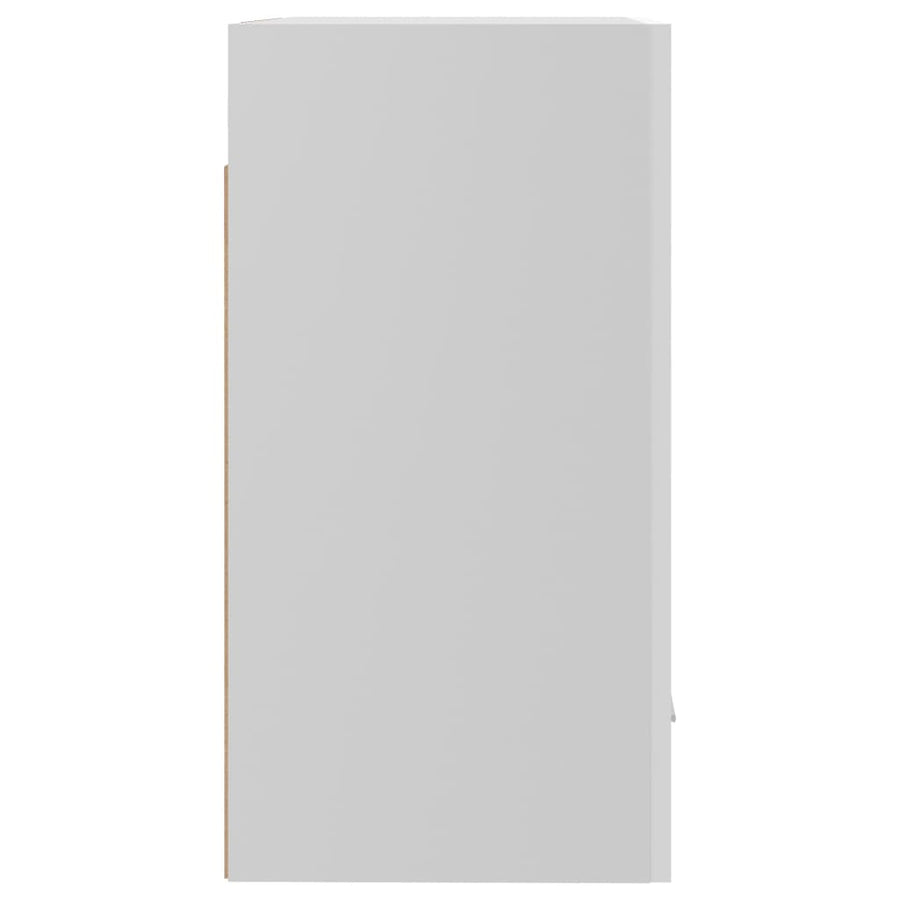 Bovenkast Lyon 50x31x60 cm bewerkt hout hoogglans wit