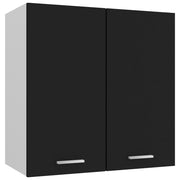 Bovenkast 60x31x60 cm bewerkt hout zwart
