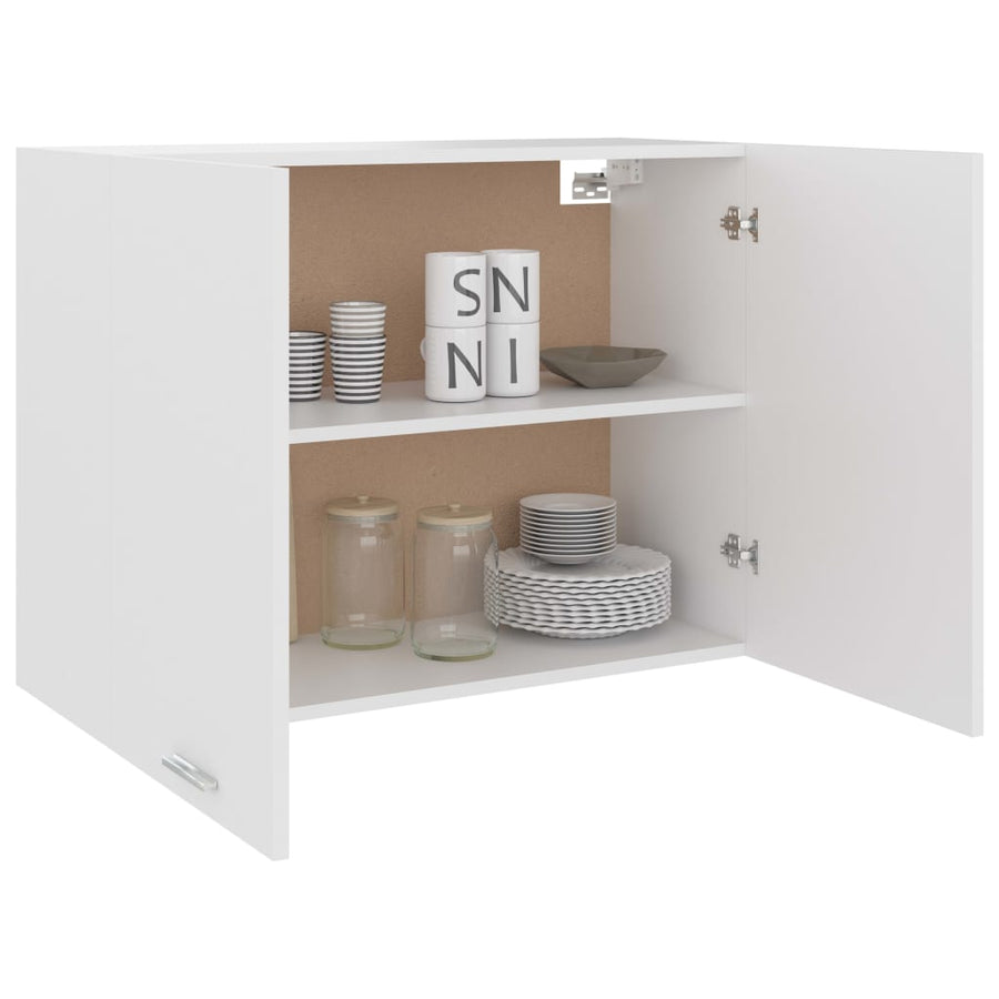Hangkast 80x31x60 cm spaanplaat wit Hangkast 80 cm