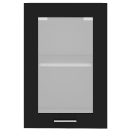 Hangkast 40X3X60 Cm Spaanplaat Zwart Hangkast glas 40 cm