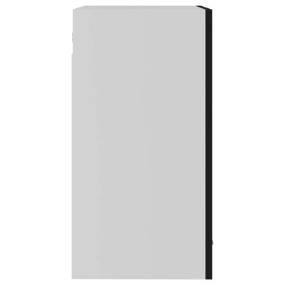 Hangkast 40X3X60 Cm Spaanplaat Zwart Hangkast glas 40 cm
