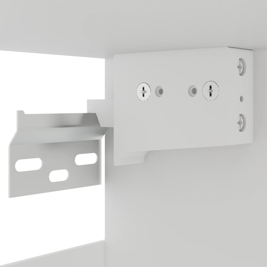 Hangkast 40X3X60 Cm Spaanplaat Zwart Hangkast glas 40 cm