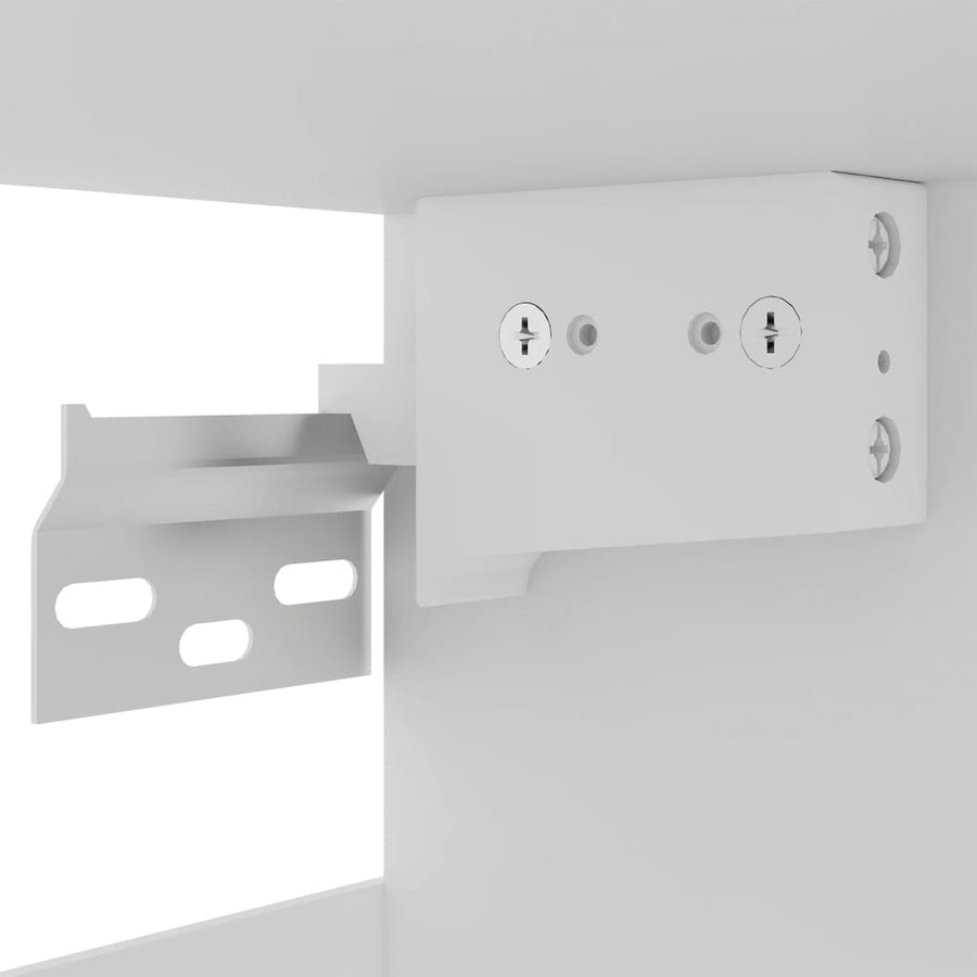 Hangkast 40X3X60 Cm Spaanplaat Zwart Hangkast glas 40 cm