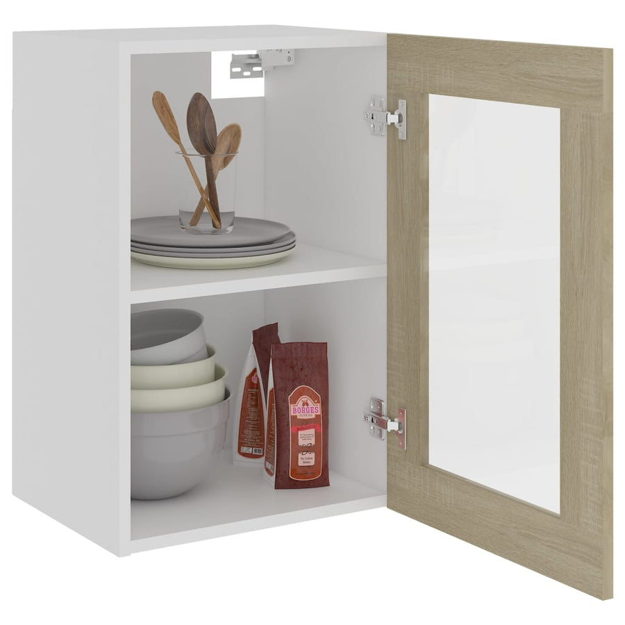 Hangkast 40x31x60 cm spaanplaat sonoma eikenkleurig Sonoma eiken