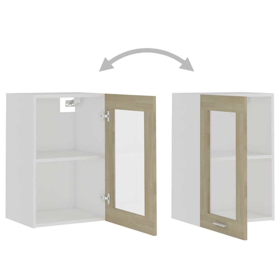 Hangkast 40x31x60 cm spaanplaat sonoma eikenkleurig Sonoma eiken