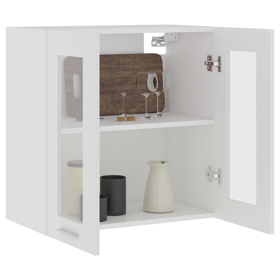 Hangkast 60x31x60 cm spaanplaat wit Wit