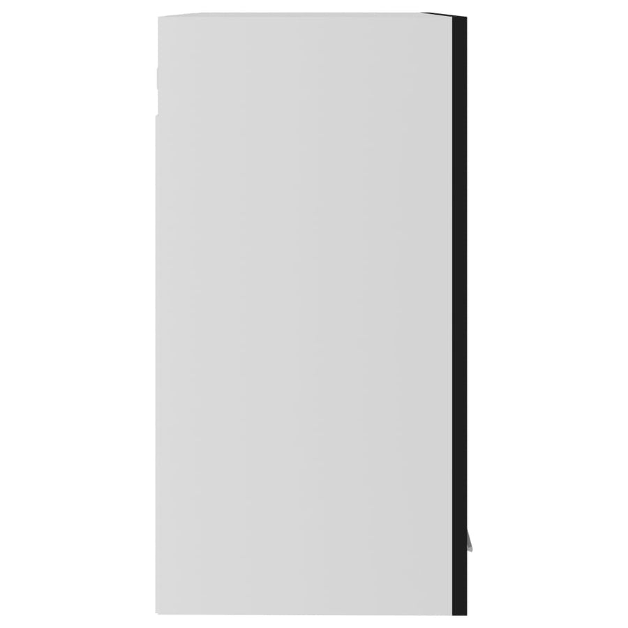 Hangkast 60x31x60 cm spaanplaat zwart Zwart