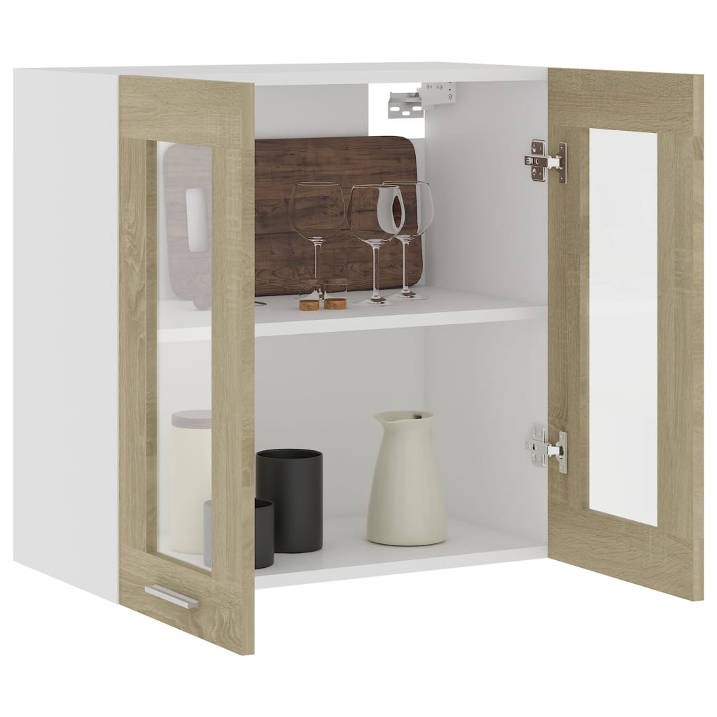 Hangkast 60x31x60 cm spaanplaat sonoma eikenkleurig Sonoma eiken