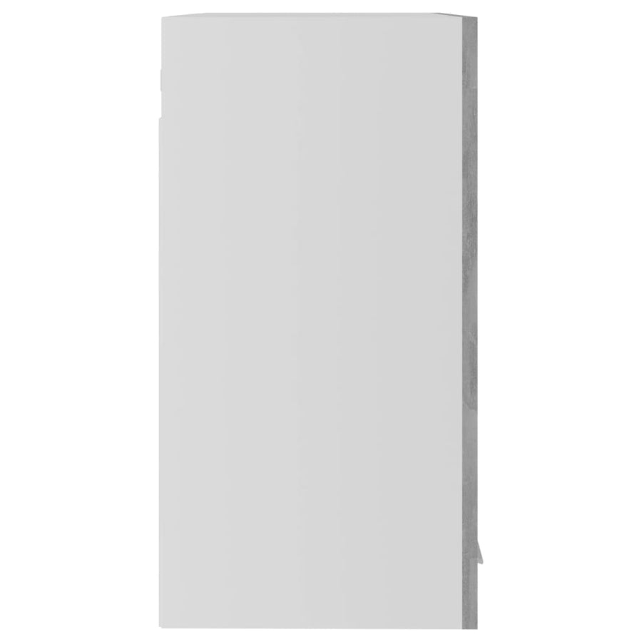 Hangkast 60x31x60 cm spaanplaat betongrijs Hangkast glas 60 cm