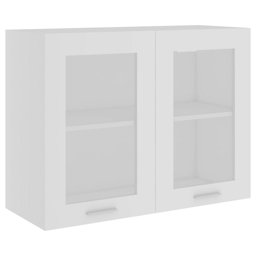 Hangkast 80x31x60 cm spaanplaat wit Wit