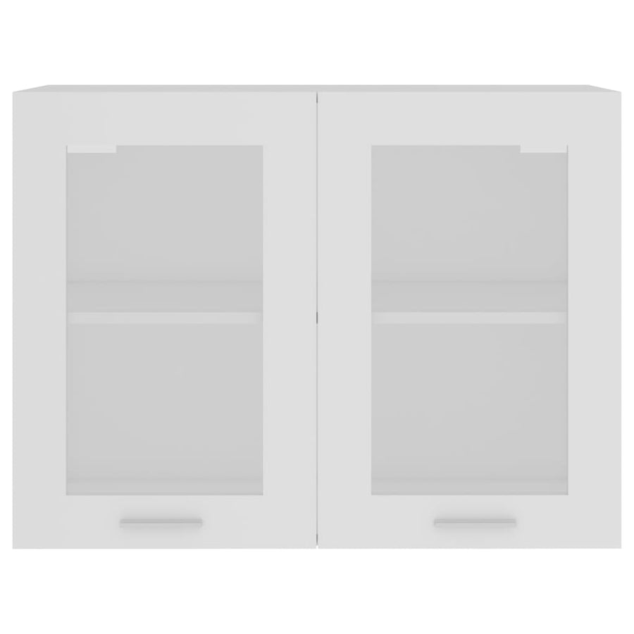 Hangkast 80x31x60 cm spaanplaat wit Wit