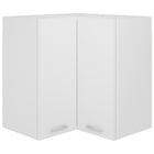 Wall Cabinet Lyon 57X57X60 Cm Engineered Wood White High Gloss White