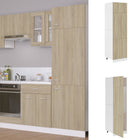 Refrigerator cabinet 60x57x207 cm engineered wood Sonoma oak colour